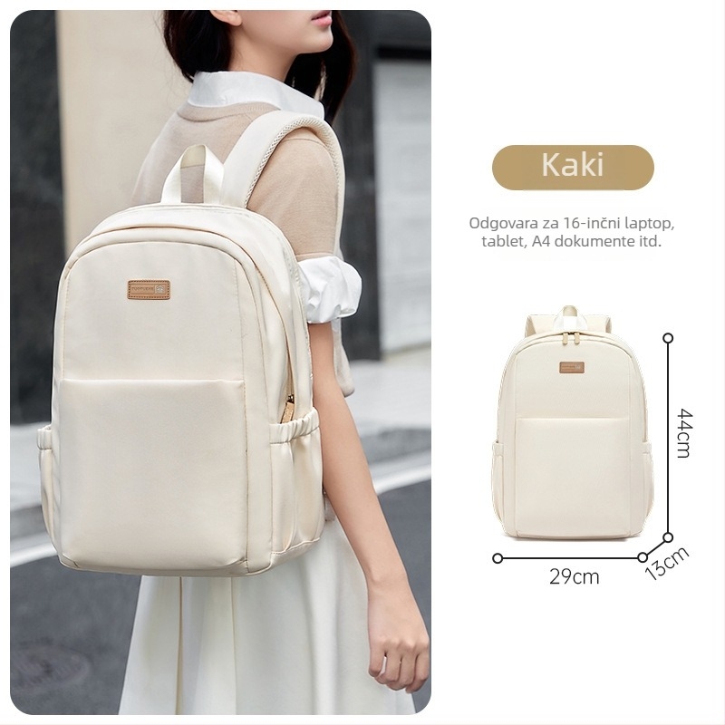Torba za laptop, urbanog minimalističkog stila, najlon, podstava od poliestera, zatvarač, smanjuje teret, za svakodnevnu upotrebu