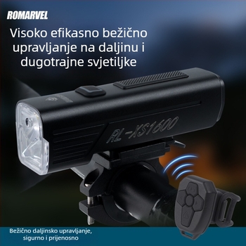 Romarvel Prednja svjetiljka za noćnu vožnju – vodootporna, brzo otpuštanje, protiv zamućenja, za cestovne i planinske bicikle
