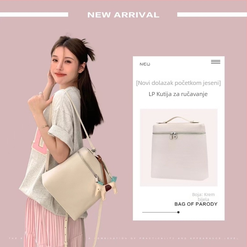 Lagani dnevni poslovni ruksak — PU materijal, zatvarač, unutarnji džepovi sa zatvaračem i džep za telefon, otporan na habanje i protiv krađe