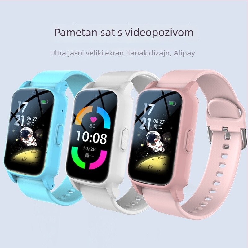 Dječji 5G pametni sat–telefon s GPS-om, vodootporan, SIM kartica, 2 MP kamera