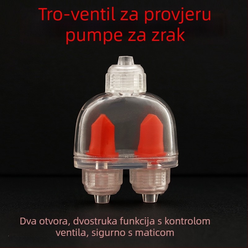Set ventila za akvarijsku pumpu zraka (regulacijski ventil, trostruki ventil, povratni ventil)