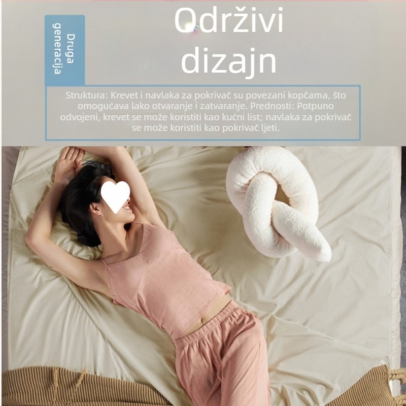 Putni spavaći vrećica s punilom od poliestera, podstava od Mulberry svile, poliester tkanina, struktura omotnica, za odrasle