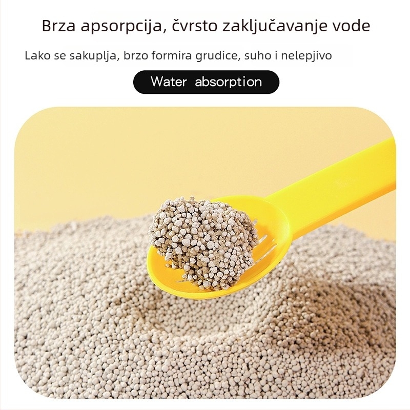 Set posteljine za hrčka: granule mokraćnog pijeska, toaletni pijesak, piljevina za posteljinu, žitarice za ljeto
