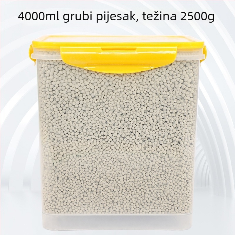 Set posteljine za hrčka: granule mokraćnog pijeska, toaletni pijesak, piljevina za posteljinu, žitarice za ljeto