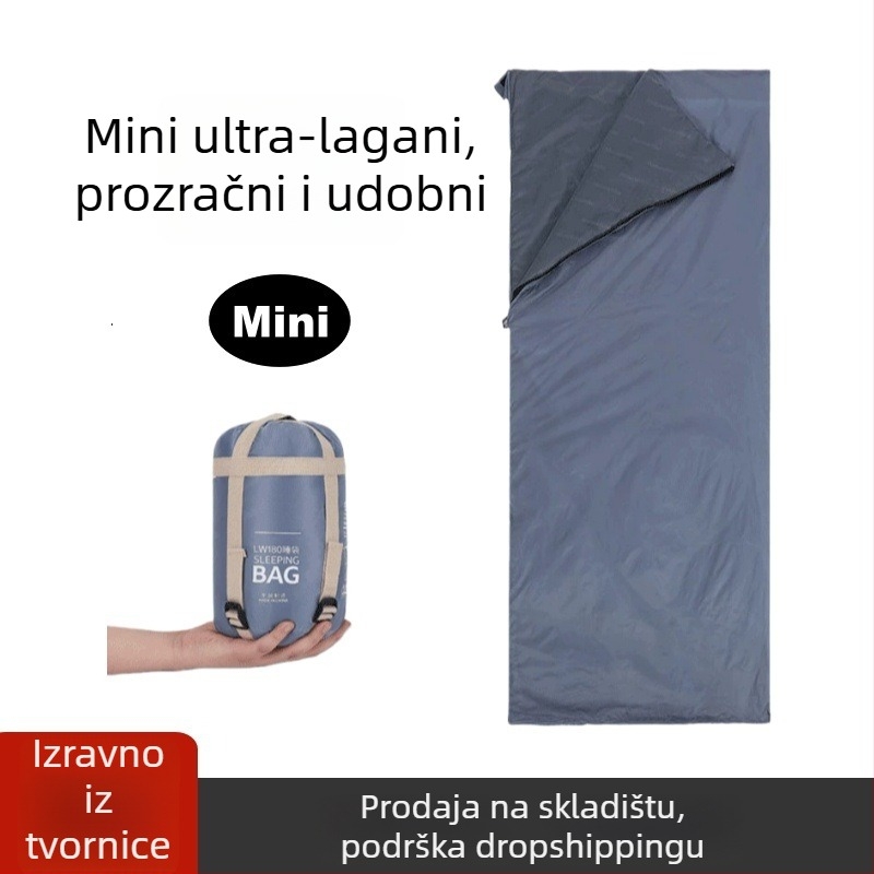 WhisperingLovers vreća za spavanje za odrasle, u stilu omotnice; punilo od svile-pamuka; tkanina najlon; podstava poliester-pamuk; težina 680 g