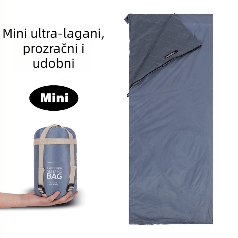 WhisperingLovers vreća za spavanje za odrasle, u stilu omotnice; punilo od svile-pamuka; tkanina najlon; podstava poliester-pamuk; težina 680 g