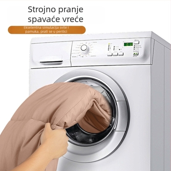 Spavaća vreća za kampiranje, 100% pamuk, za odrasle, omotno-stil konstrukcije (Brend: Three Little Donkeys; Punilo: kemijska vlakna; Unutarnja podstava: pamuk; Tkanina: Chunya spinning; Težina: 1800/2200/2600)