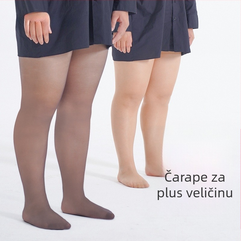 Nylon čarape za oblikovanje, tanke, jednobojne, s potplatom