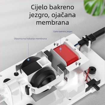 Jeneca Jinlijia Pumpa za kisik u akvariju — mala tiha kućna pumpa zraka; oksigenator i oksigenerator; težina 500 g; buka < 40 dB; napajanje AC