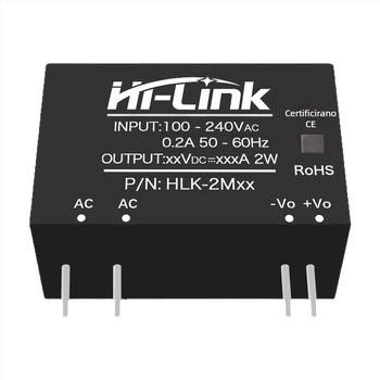 AC-DC napajanje modul 2W serije, ulaz 220V AC, izlaz DC 3.3/5/9/12/15/24V, jednosmjerni izlaz, regulator smanjenja napona