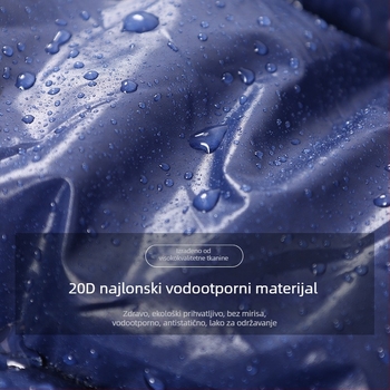 Spavaća vreća s perjem od guske, za odrasle, omotnica stil, vanjska tkanina i podstava od poliestera 400T20D, težina 700 g