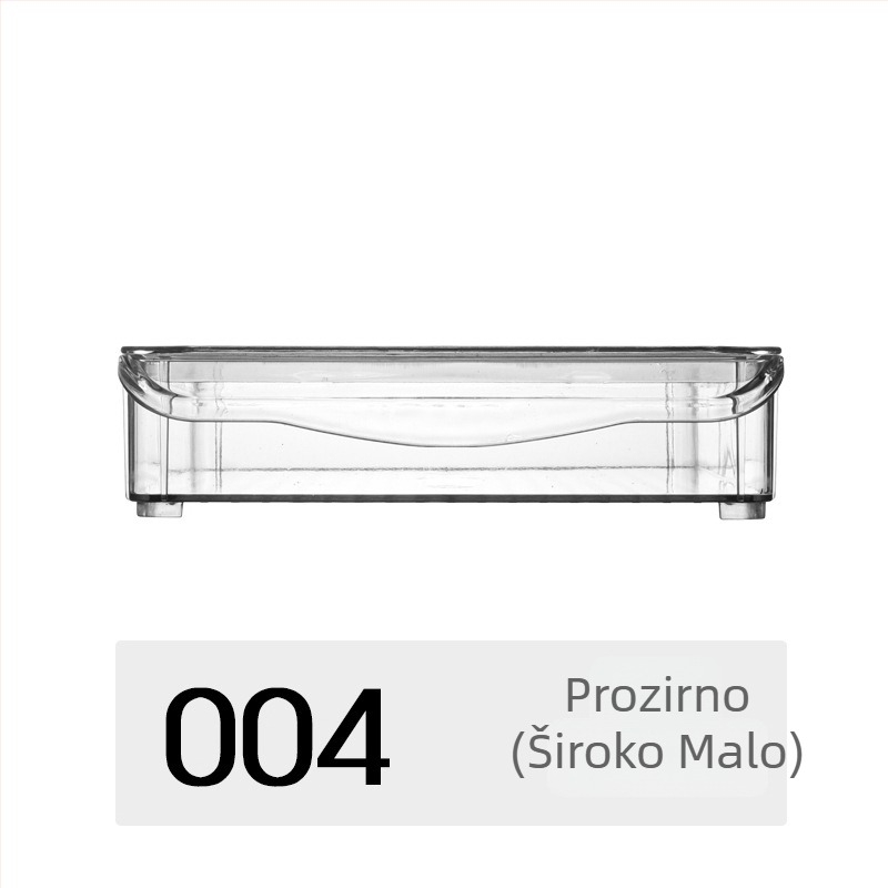 Pravokutna kutija za očuvanje svježine u hladnjaku s poklopcem, prozirna PET, 1–2 L, za voće i povrće