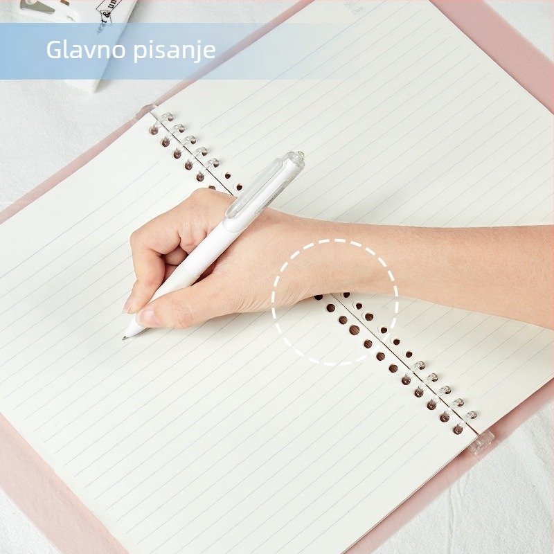 Studentski bilježnica s odvojivim listovima, 30 listova, kvalitetan papir