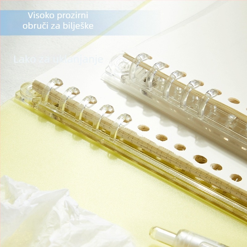 Studentski bilježnica s odvojivim listovima, 30 listova, kvalitetan papir