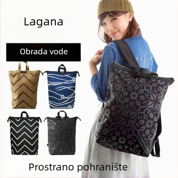 Platneni ruksak za putovanje sa zatvaračem, podstava od poliester, unutarnja džep, otporan na habanje