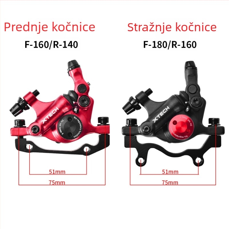 Zoom Xinlong HB100 hidraulički disk kaliper za planinski bicikl