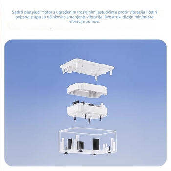 Pumpa za kisik u akvariju – iznimno tiha, kompaktna, za kućnu upotrebu; Marka: yee; Težina: 350 g