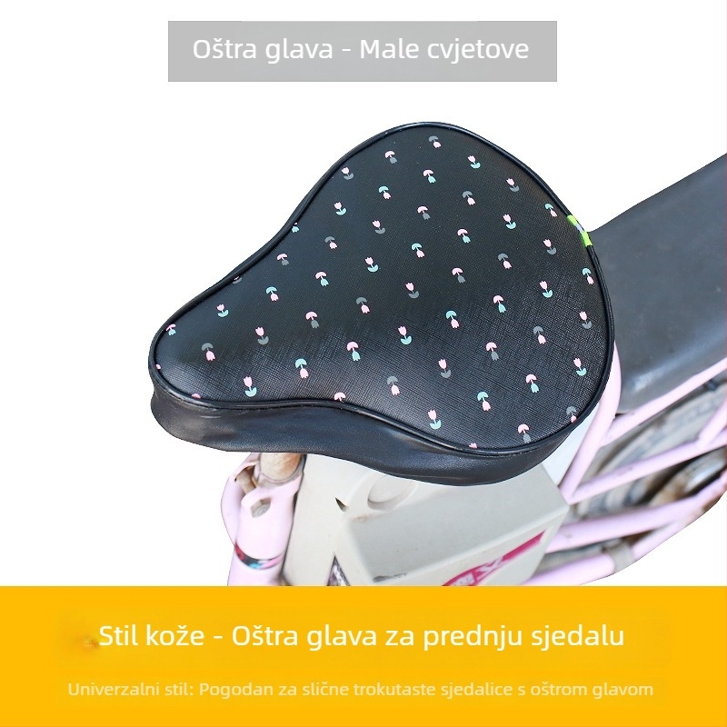 Navlaka za sedište električnog bicikla – kožna, vodootporna, UV-zaštita, univerzalno za sve sezone.
