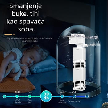 Podvodna filter pumpa za akvarij s integriranim filtriranjem i oksigenacijom, 3-u-1 sustav cirkulacije, plastika, 200 g, Water Pet Family
