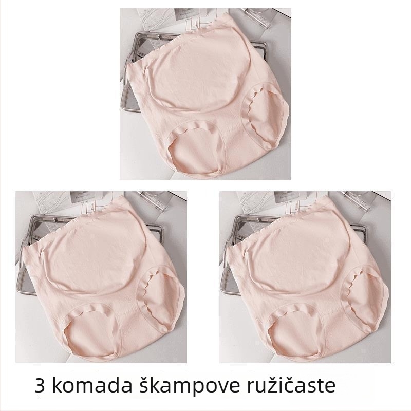 Trudničko donje rublje, 3 komada, visok struk, prozračna mrežasta tkanina, pamukova podstava u prepone