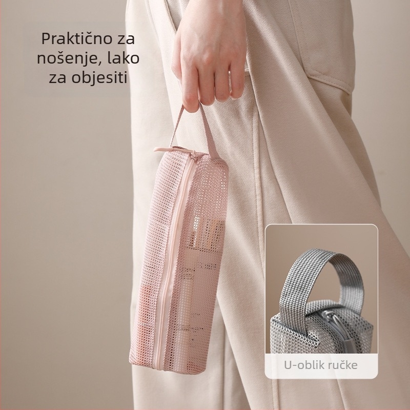 FaSoLa putna kozmetička torbica, kubični oblik, poliester, višefunkcionalna