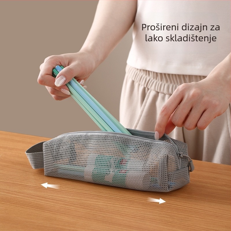 FaSoLa putna kozmetička torbica, kubični oblik, poliester, višefunkcionalna