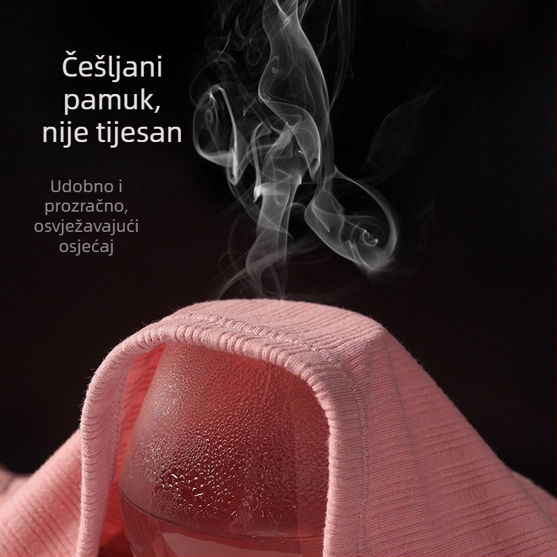 Trudničarske gaćice s potporom za trbuh, podesive, visokim strukom, pamuk, antibakterijske