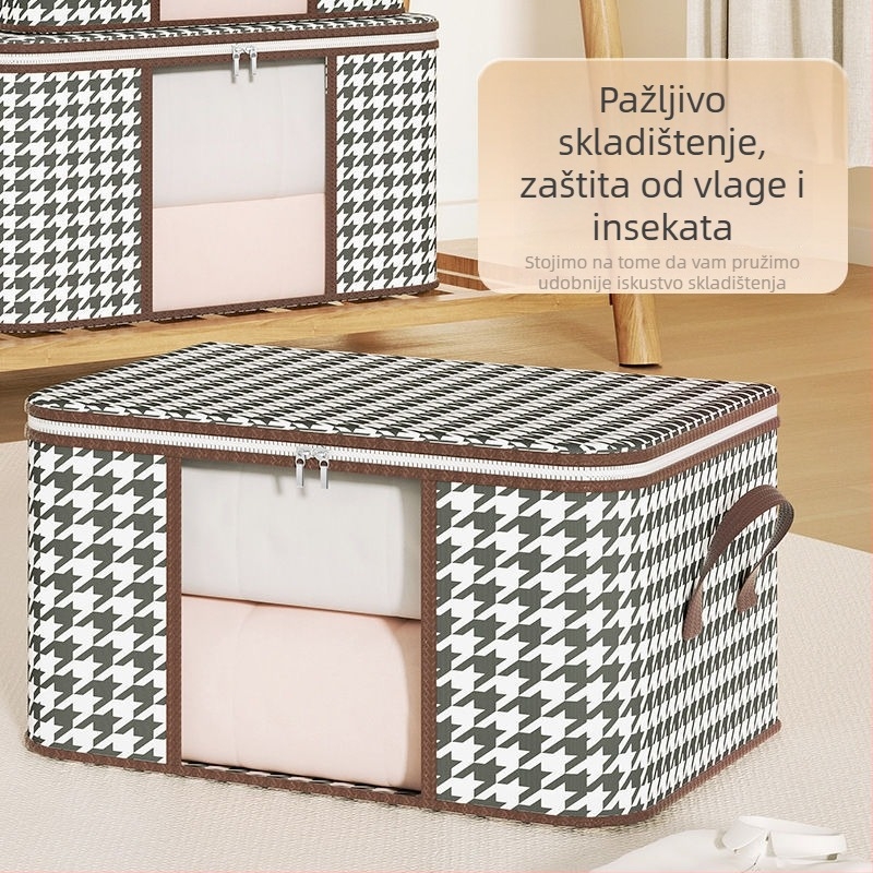 Tekstilna kutija za skladištenje odjeće, veliki kapacitet, japanski stil, za spavaću sobu, putovanja i skladištenje na radnom stolu
