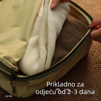 Mikio Aoi torba za pohranu odjeće, kubni oblik, najlon, sklopiva, za putovanja — organizator donjeg rublja, kozmetike i odjeće