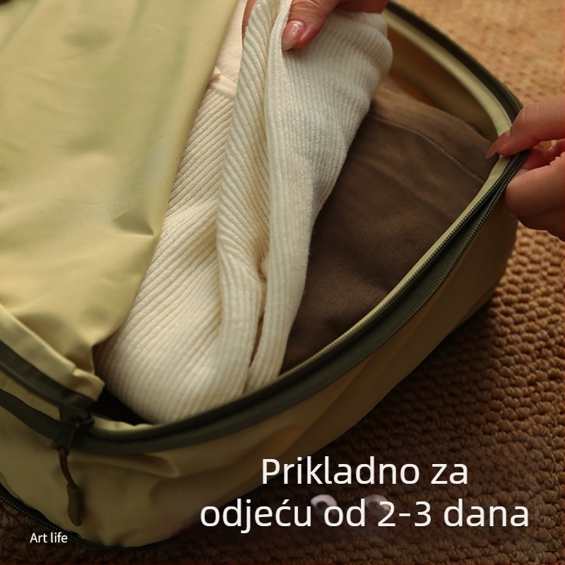 Mikio Aoi torba za pohranu odjeće, kubni oblik, najlon, sklopiva, za putovanja — organizator donjeg rublja, kozmetike i odjeće