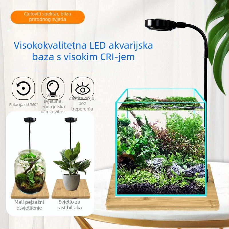 LED akvarijska svjetiljka za mini akvarij s mikro krajolikom - Marka Fish and Water Country; Materijal: LED; Funkcija: Osvjetljenje; Snaga: Više specifikacija