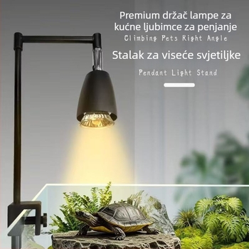 UVB basking lampa za kornjače i gmazove, pravokutnog dizajna, keramiko-metalna konstrukcija, 25/50W, zagrijavanje i dodatak kalcija