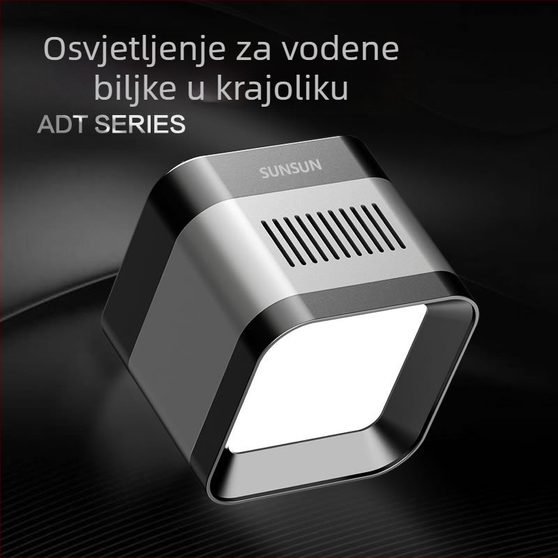 Akvarijska LED rasvjeta, vodootporna, puni spektar, materijal otporan na plamen, marka Jialu, snaga 10–60 W, težina 0,5–2 kg