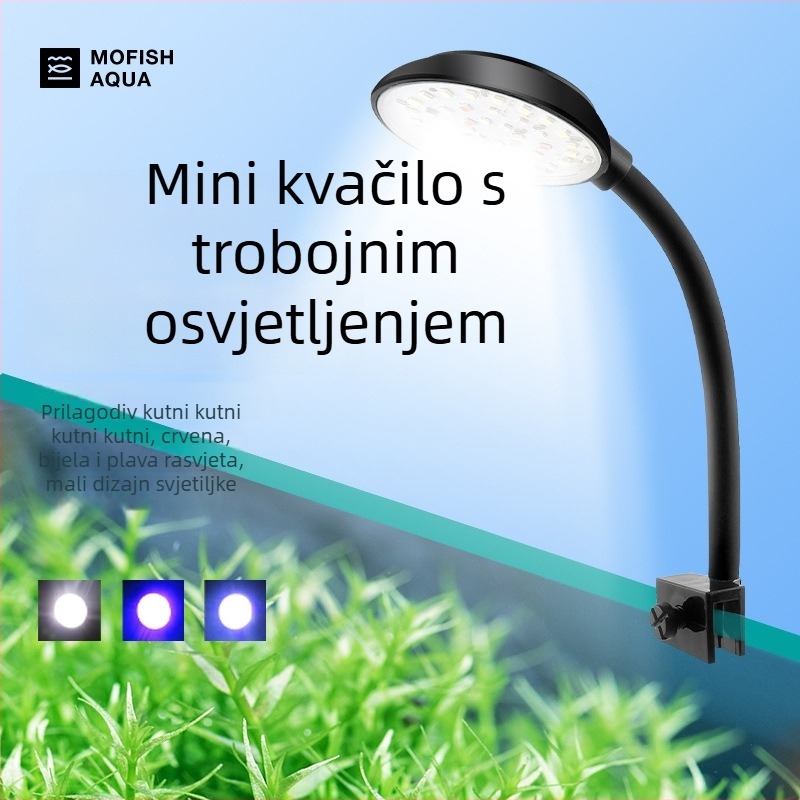 Klip LED svjetlo za akvarij s biljkama – USB niska napetost, noćno svjetlo