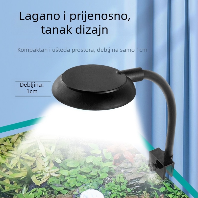 Klip LED svjetlo za akvarij s biljkama – USB niska napetost, noćno svjetlo
