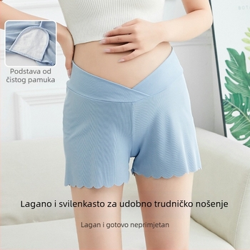 Trudničko donje rublje Ice Silk, tanko, duljine tri četvrtine, prozračno, podrška trbuhu