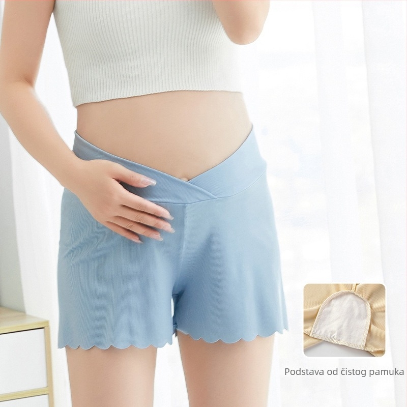 Trudničko donje rublje Ice Silk, tanko, duljine tri četvrtine, prozračno, podrška trbuhu
