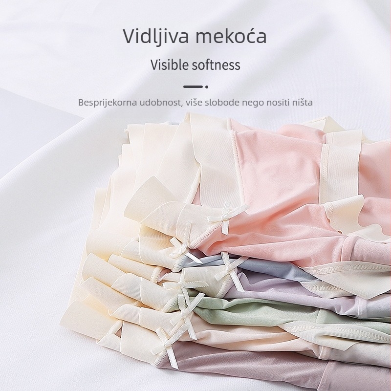 Trudničko donje rublje, antibakterijsko, najlon 80–90%, podstava od pamuka 30–50%, niska struka, pleteni