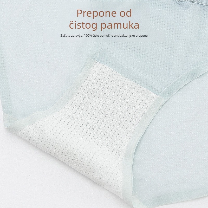 Trudničke gaćice od Ice Silk materijala, pamuk u preponi, niska linija struka, brzo sušenje, antibakterijske