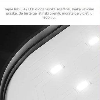 LED klip lampica za akvarij s punim spektrom i prikazom temperature (RGB, 8W)