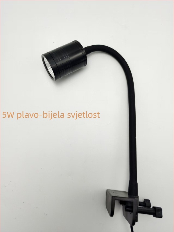 LED rasvjeta za akvarij s punim spektrom, aluminijska legura kućište, 7W, podesiva tri boje, tajmer