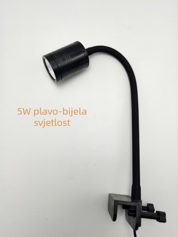 LED rasvjeta za akvarij s punim spektrom, aluminijska legura kućište, 7W, podesiva tri boje, tajmer