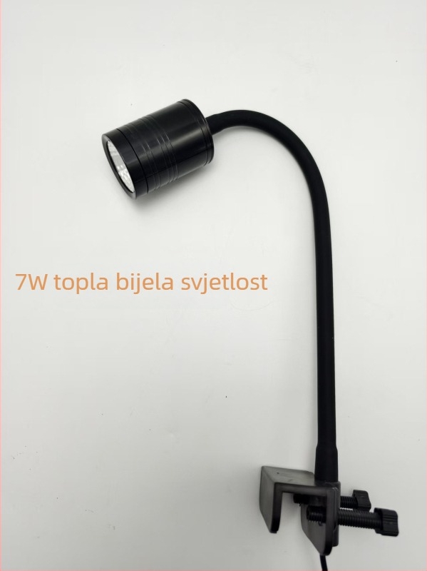 LED rasvjeta za akvarij s punim spektrom, aluminijska legura kućište, 7W, podesiva tri boje, tajmer