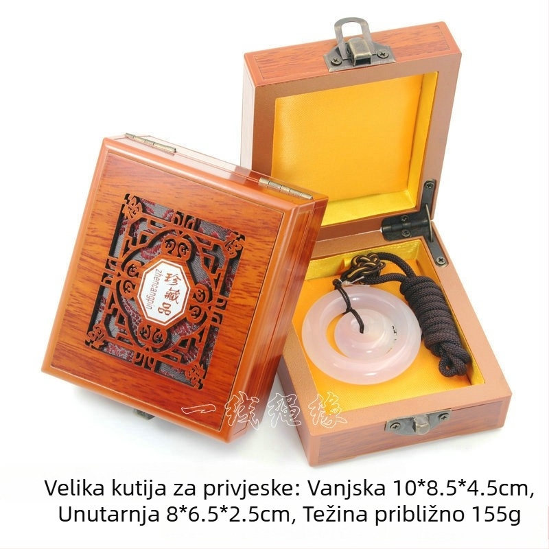 Drvena kutija za narukvice i ogrlice — luksuzna kutija za izlaganje nakita, Aolan Jewelry