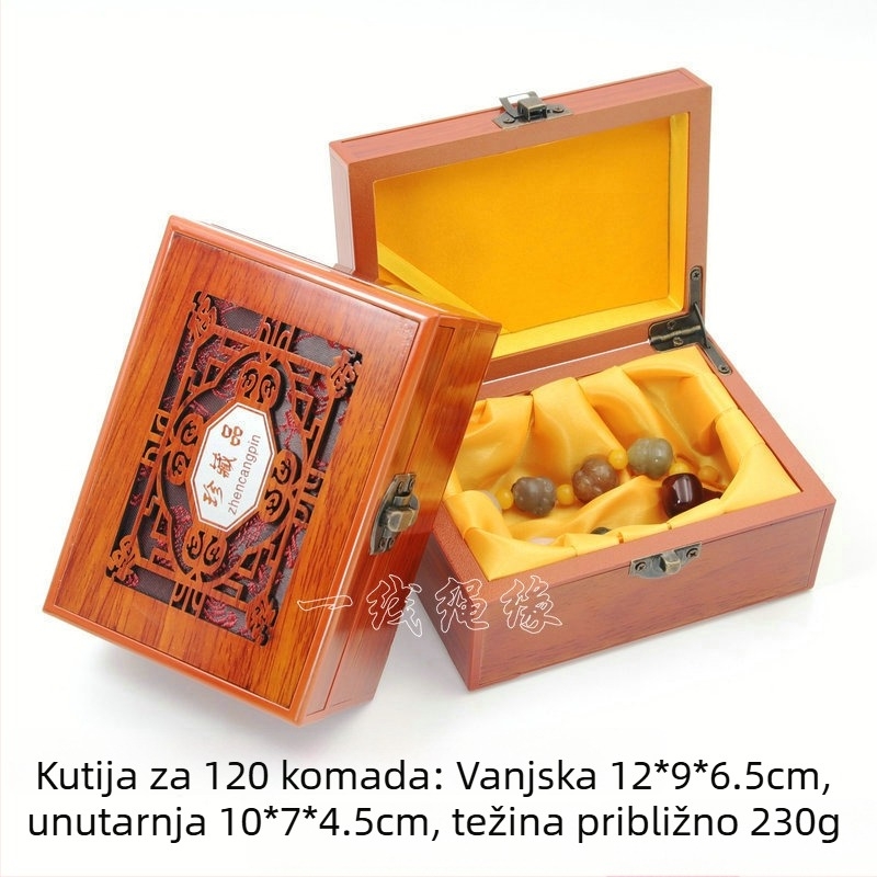 Drvena kutija za narukvice i ogrlice — luksuzna kutija za izlaganje nakita, Aolan Jewelry