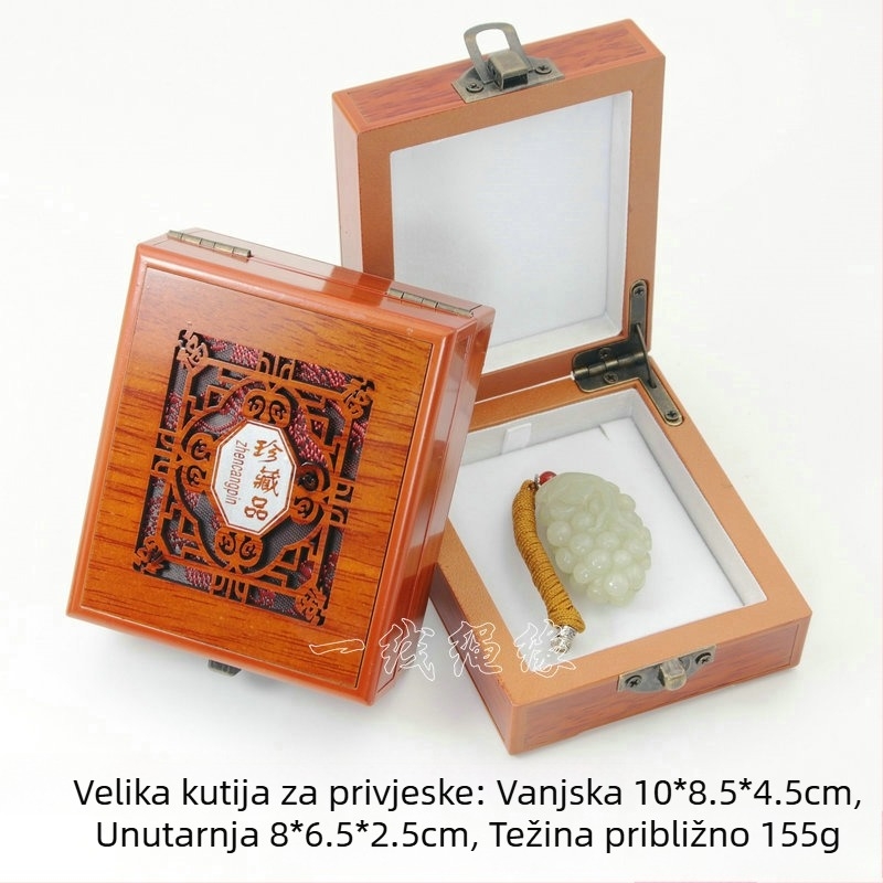Drvena kutija za narukvice i ogrlice — luksuzna kutija za izlaganje nakita, Aolan Jewelry