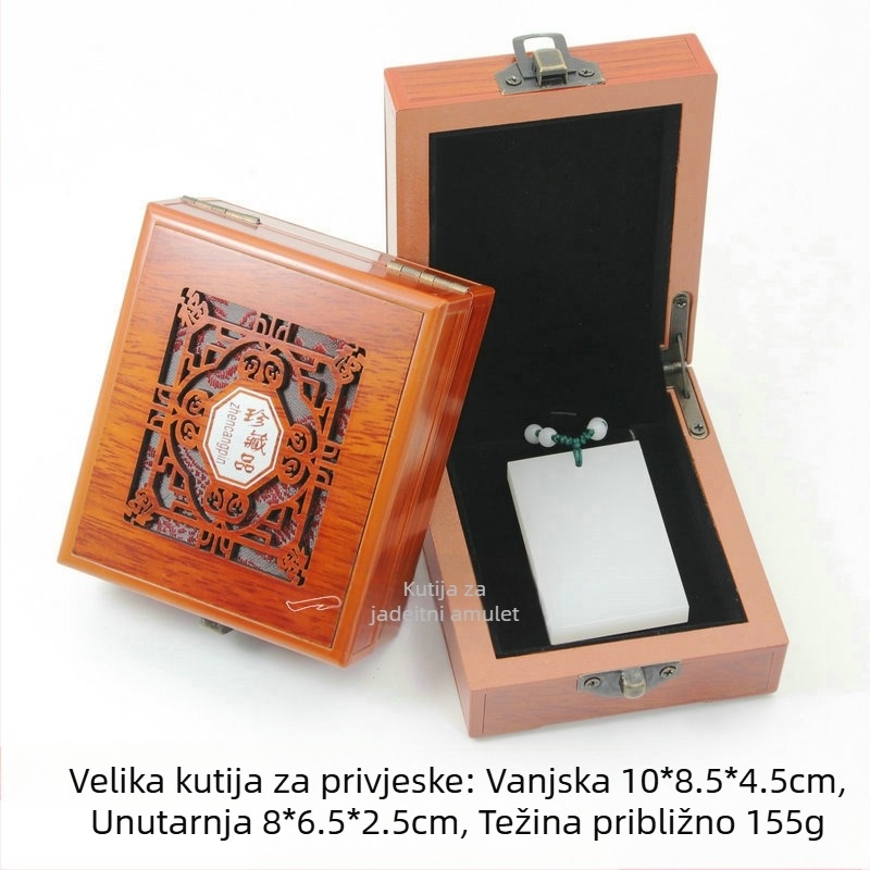 Drvena kutija za narukvice i ogrlice — luksuzna kutija za izlaganje nakita, Aolan Jewelry