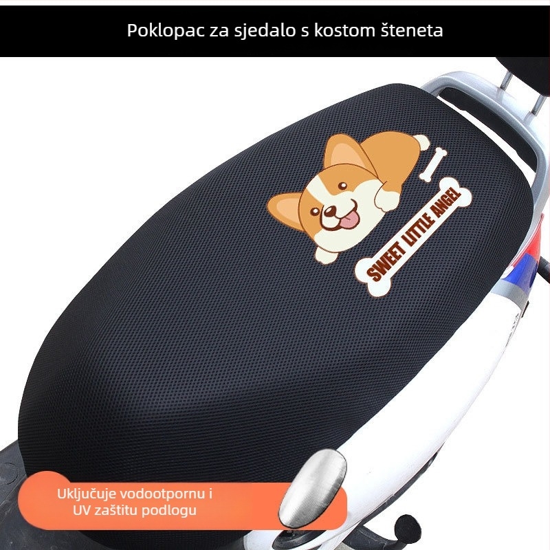 Presvlaka za sjedalo električnog vozila, mreža za zaštitu od sunca, najlon materijal, toplinska izolacija i prozračnost, vodootporna