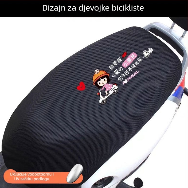 Presvlaka za sjedalo električnog vozila, mreža za zaštitu od sunca, najlon materijal, toplinska izolacija i prozračnost, vodootporna