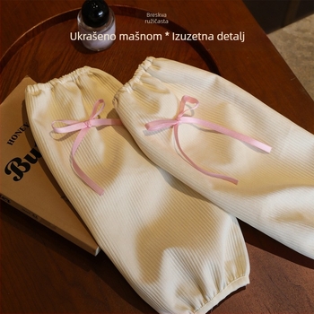 Rukavimai za kuhinju i ured, otporni na ulje i mrlje, poliester, jednostavan stil, jednobojni uzorak, marka Mikio Aoi